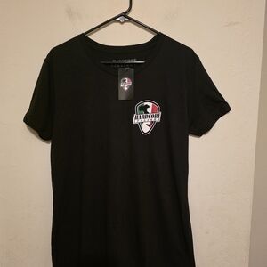 Hardcore Italians Black Women's Short Sleeve Tee Size 2X
